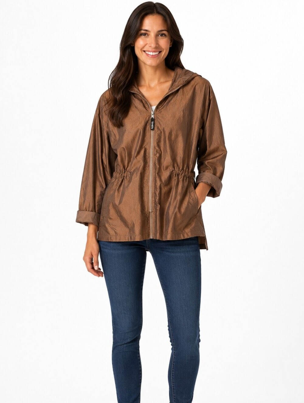 TOTES Chestnut Rain Jacket. NWOT.